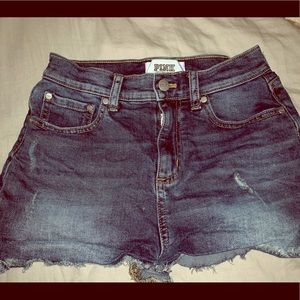PINK women’s denim shorts used